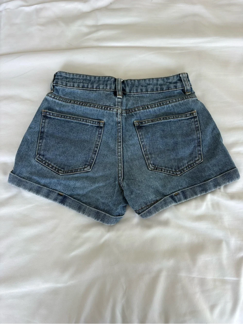 PacSun Medium Blue Denim “Mom” Shorts